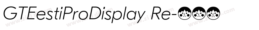 GTEestiProDisplay Re字体转换 GTEestiProDisplay Re字体转换